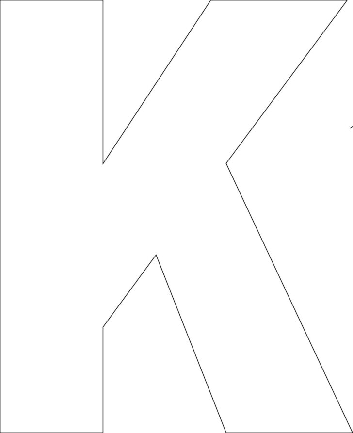 Free Printable 6 Inch Letter Template