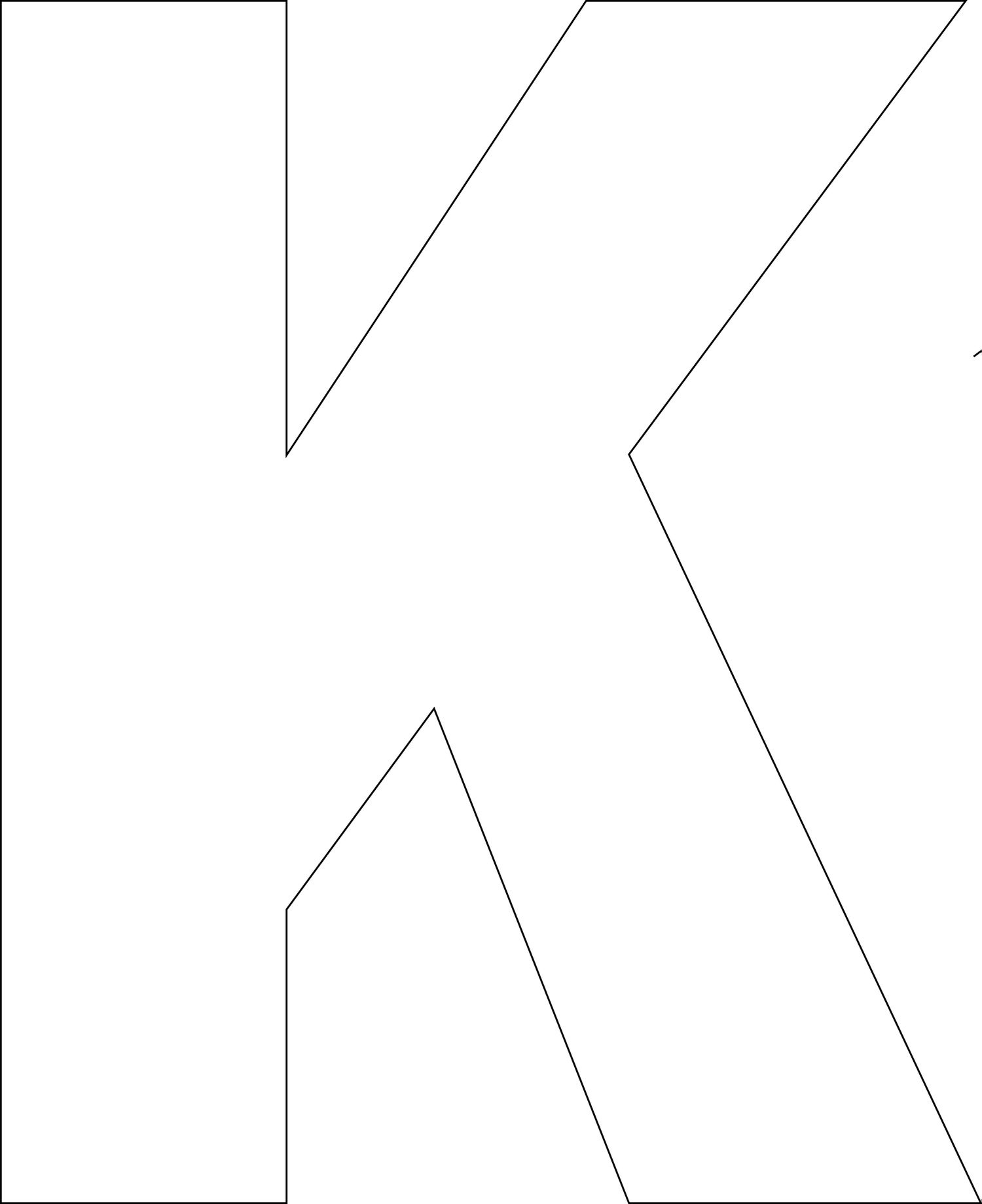 Free Printable Letters Template: Uppercase Alphabet with regard to Free Printable Block Letters Template