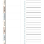 Free Printable Meal Planner Templates To Edit Online | Canva Within Free Printable Dinner Menu Template