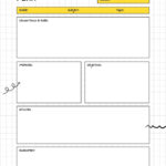 Free Printable Monthly Lesson Plan Templates | Canva With Regard To Free Printable Art Lesson Plan Template