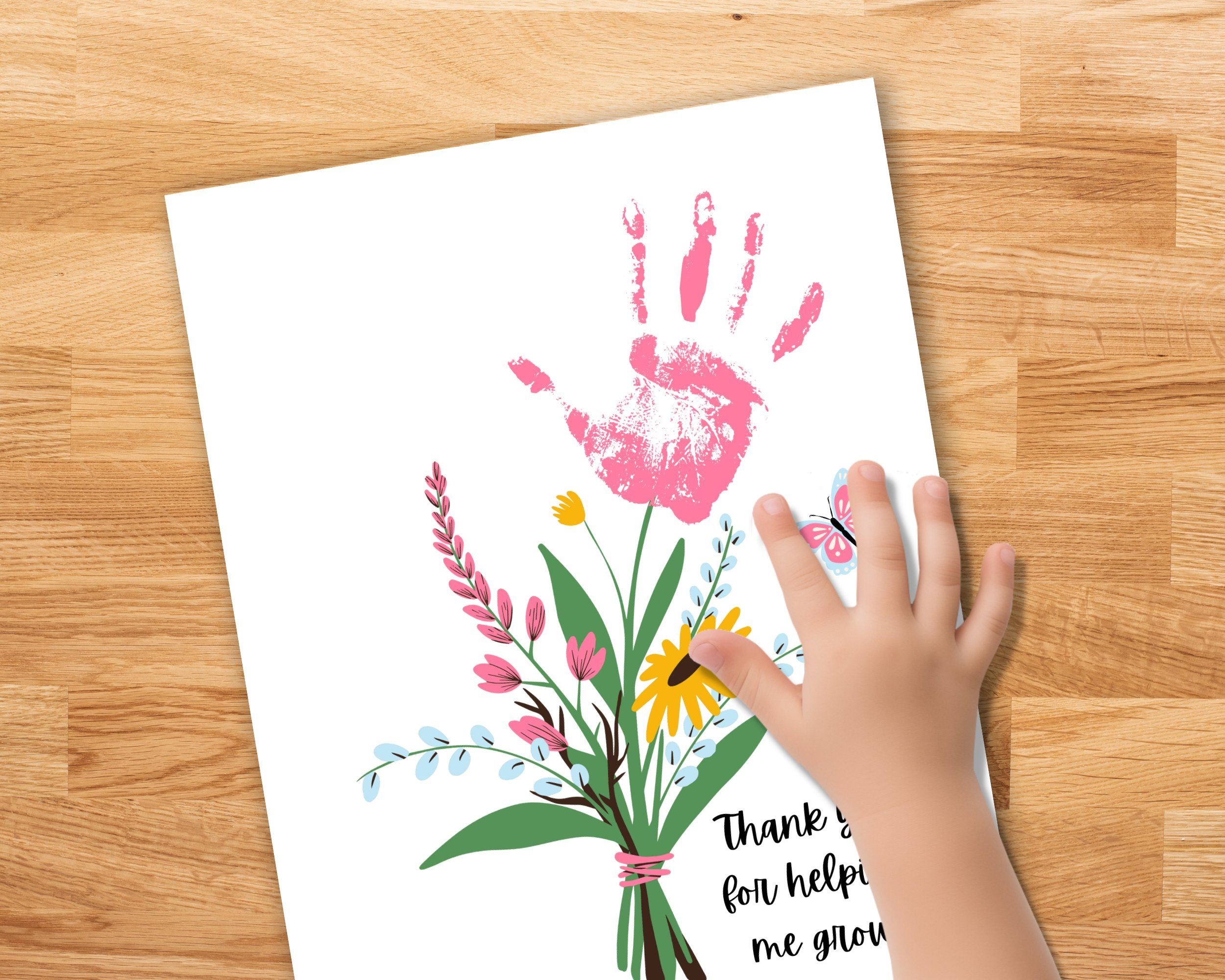 Free Printable Mother&amp;#039;S Day Handprint Craft — Gathering Beauty throughout Free Printable Child&amp;amp;#039;s Hand Template