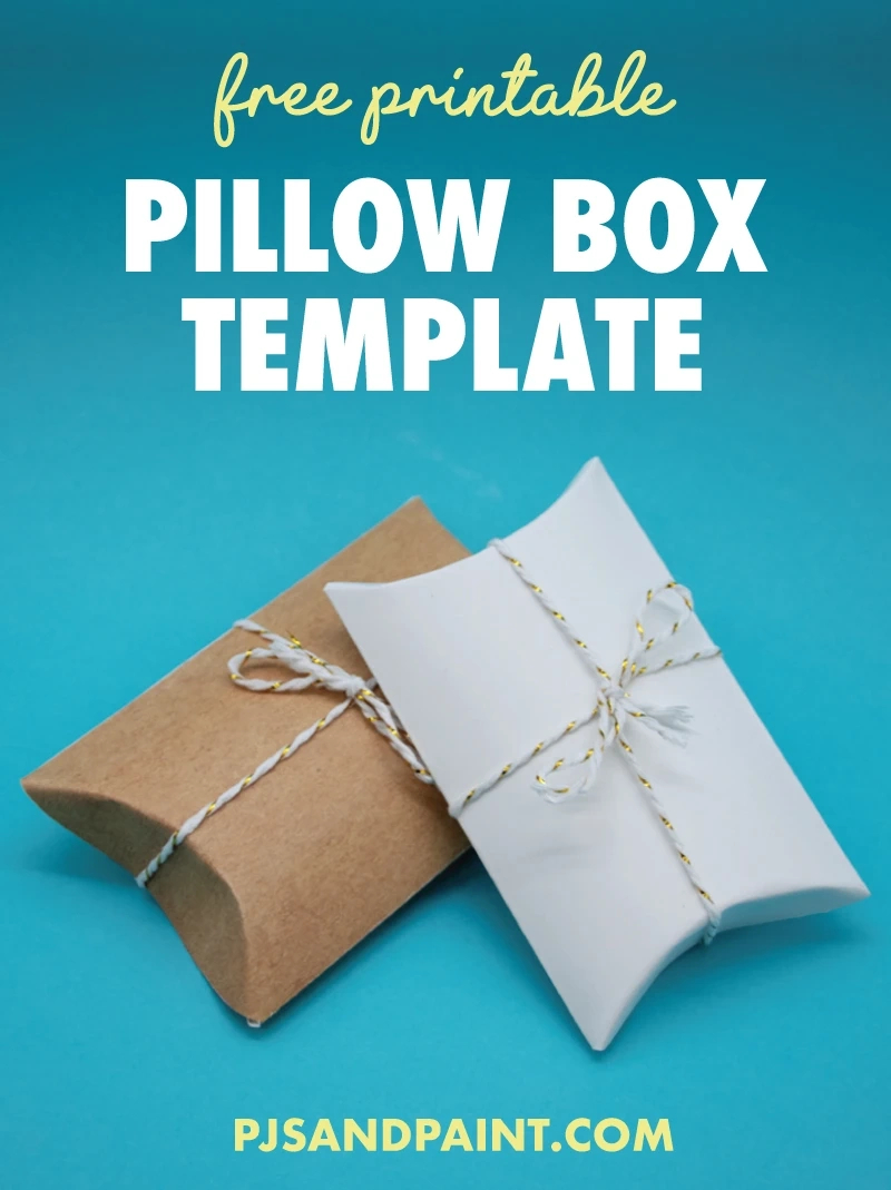 Free Printable Pillow Box Template | Diy Gift Box - Pjs And Paint with regard to Free Printable Gift Box Template