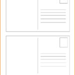 Free Printable Postcard Templates Pertaining To Microsoft Word 4X6 Within Free Printable 4X6 Postcard Template