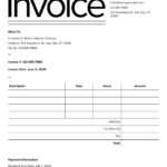 Free, Printable, Professional Invoice Templates To Customize | Canva Regarding Free Printable Billing Invoice Template