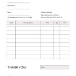 Free, Printable, Professional Invoice Templates To Customize | Canva With Regard To Free Printable Billing Invoice Template