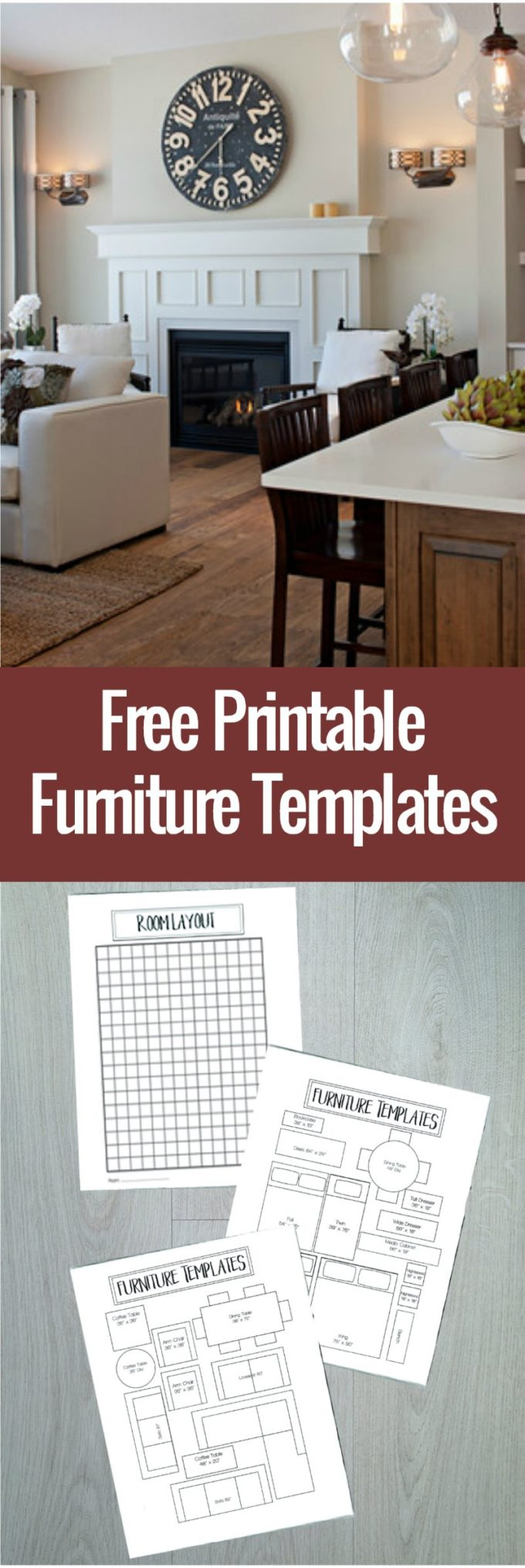 Free Printable Room Planner - Brooklyn Berry Designs in Free Printable Furniture Template For Floor Plans