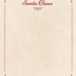 Free Printable Santa Letter Templates You Can Customize | Canva For Free Printable Blank Letter From Santa Template