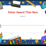 Free Printable Student Certificate And Award Templates Throughout Free Printable Award Template For Students