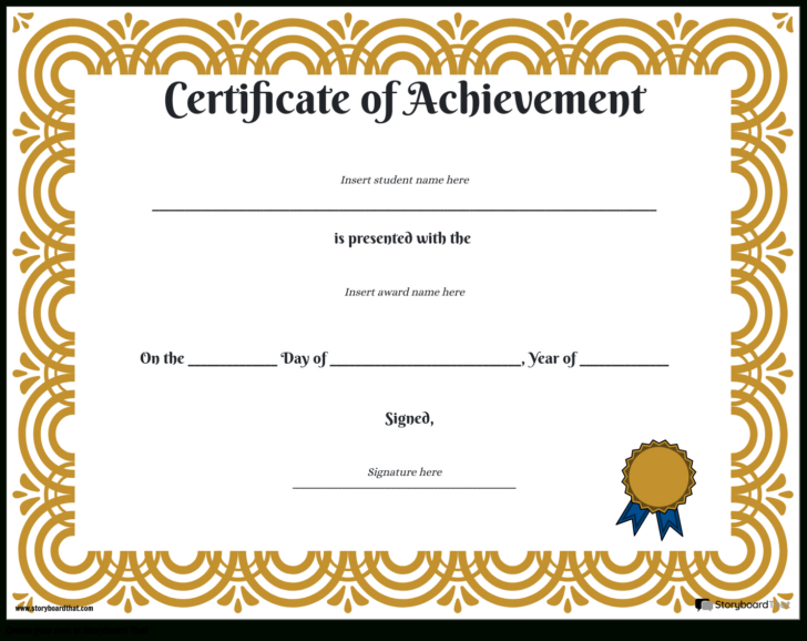 Free Printable Certificate Template For Students