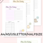 Free Printable Super Cute Daily Planners   Printables And Inspirations Inside Free Printable Cute Daily Planner Template
