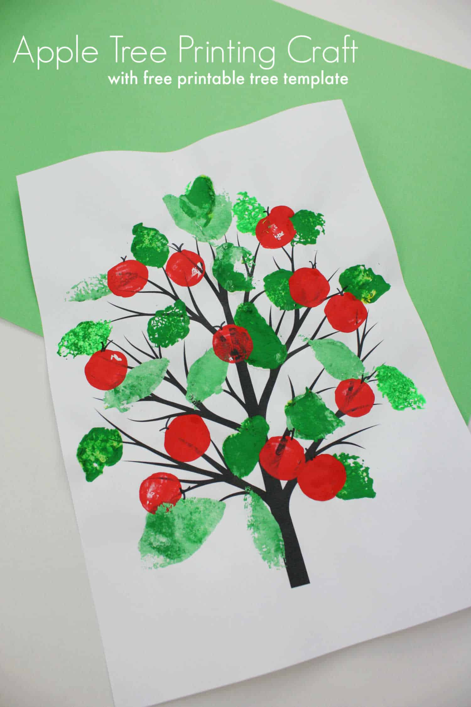 Free Printable Template To Use To Create This Wonderful Apple Tree regarding Free Printable Apple Tree Template