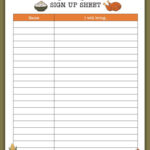 Free Printable Thanksgiving Potluck Sign Up Sheet Set   Google Inside Free Printable Fall Potluck Sign Up Sheet Template