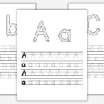 Free Printable Uppercase & Lowercase Letters Worksheets   The Intended For Free Printable Alphabet Writing Template