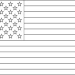 Free Printable Us Flags & American Flag Color Book Pages With Free Printable American Flag Template