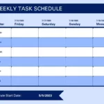 Free Schedule Templates | Microsoft Create Pertaining To Free Printable Employee Weekly Schedule Template