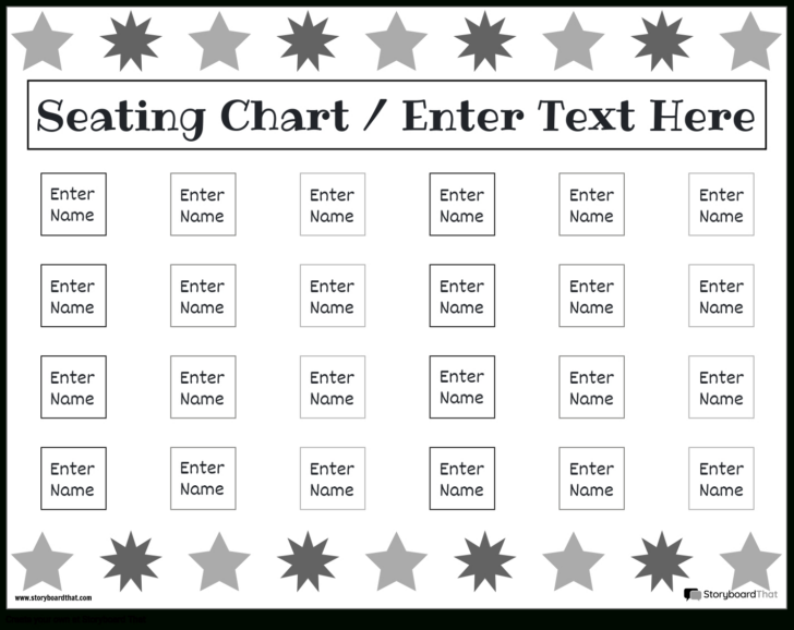 Free Printable Classroom Seating Chart Template