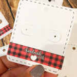 Free Silhouette Earring Card Templates (Set Of 8)   Silhouette School Inside Free Printable Earring Card Template