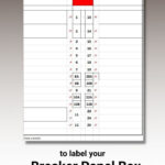 Free Template To Label Your Breaker Panel Box! With Free Printable Circuit Breaker Directory Template