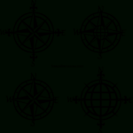 Free Vectorized Images Of The Vintage Nautical Compass Rose With Regard To Free Printable Compass Rose Template