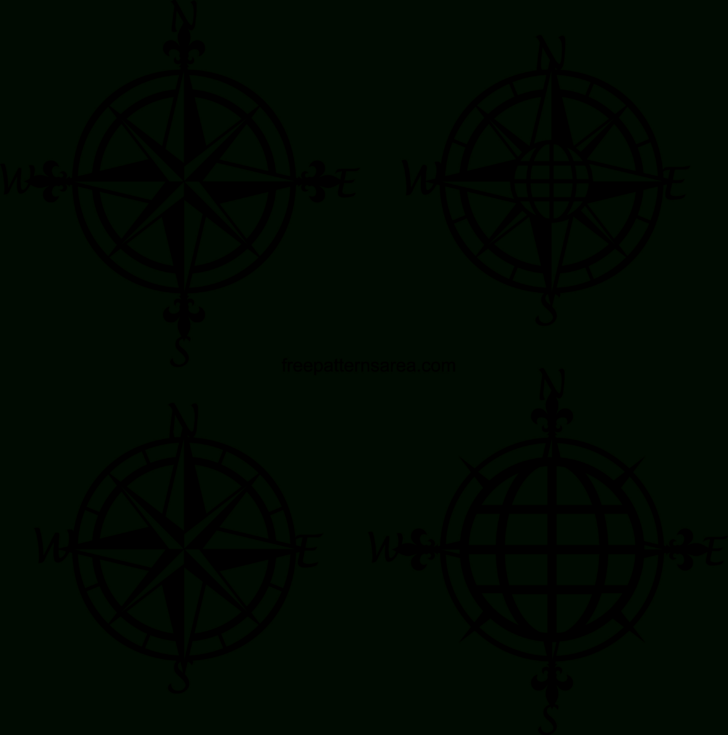 Free Printable Compass Rose Template