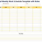Free Work Schedule Templates For Word And Excel |Smartsheet In Free Printable Employee Schedule Template
