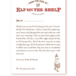 Freebie} Your Very Own Goodbye Letter From The Elf On The Shelf Regarding Free Printable Elf On The Shelf Goodbye Letter Template