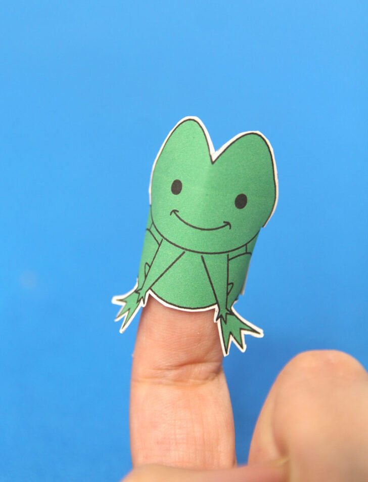 Free Printable Frog Puppet Template