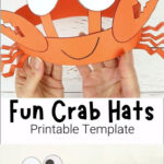 Fun Crab Hat Craft Within Free Printable Crab Hat Template