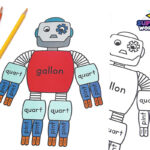 Gallon Man   Superstar Worksheets Intended For Free Printable Gallon Man Template