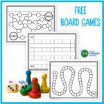 Game Board Printable   Free   Your Therapy Source Intended For Free Printable Game Board Template