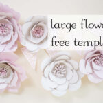 Giant Paper Flowers Free Template | Charmedashley With Regard To Free Printable Giant Paper Flower Template