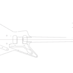 Gibson Explorer Guitar Templates | Electric Herald With Free Printable Electric Guitar Template