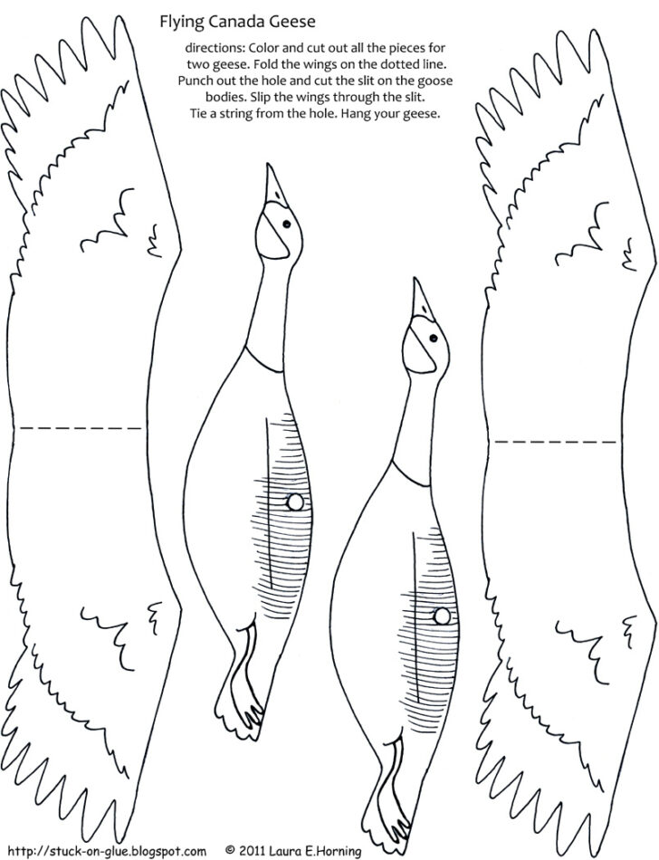 Free Printable Flying Geese Template