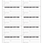Giveaway Entry Form Template   Fill Online, Printable, Fillable With Regard To Free Printable Contest Entry Form Template