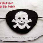 Grace'S Favours   Craft Adventures: How To Make A Felt Diy Pirate With Free Printable Eye Patch Template