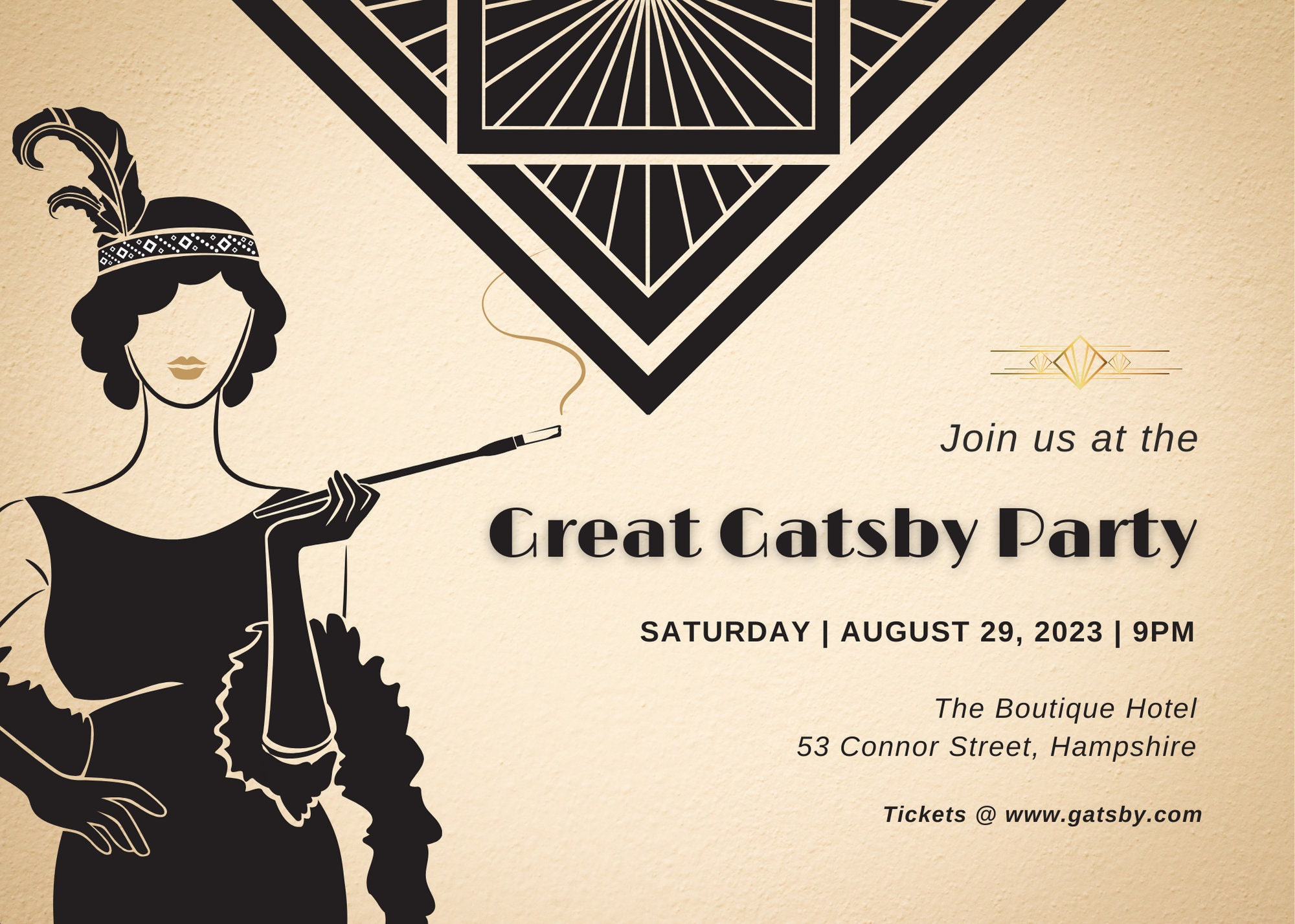 Great Gatsby Party Invitation Templates - Worksheets Library regarding Free Printable Blank Great Gatsby Invitation Template