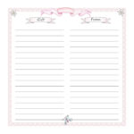 Guest Book Templates   Createful Journals Your Creative Inspiration Regarding Free Printable Funeral Guest Book Template