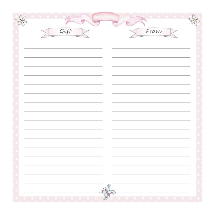 Free Printable Funeral Guest Book Template