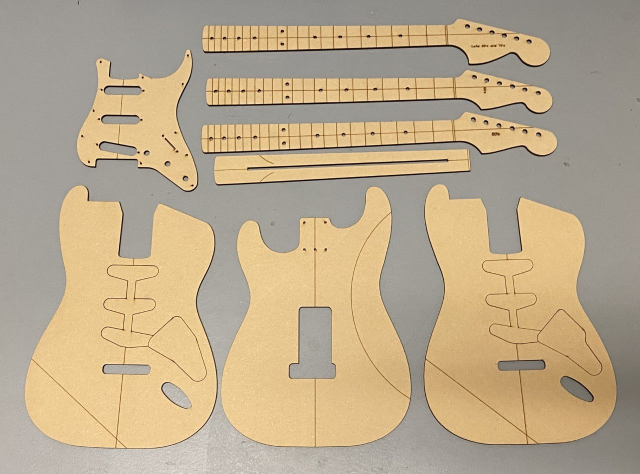 Guitar Building Templates pertaining to Free Printable Electric Guitar Template