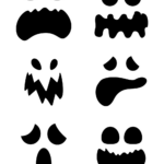 Halloween Ghost Stencils   15 Free Pdf Printables | Printablee Within Free Printable Ghost Face Template