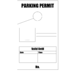 Hanging Parking Permit Tag Template Download Printable Pdf Within Free Printable Fill In Parking Parking Permit Template