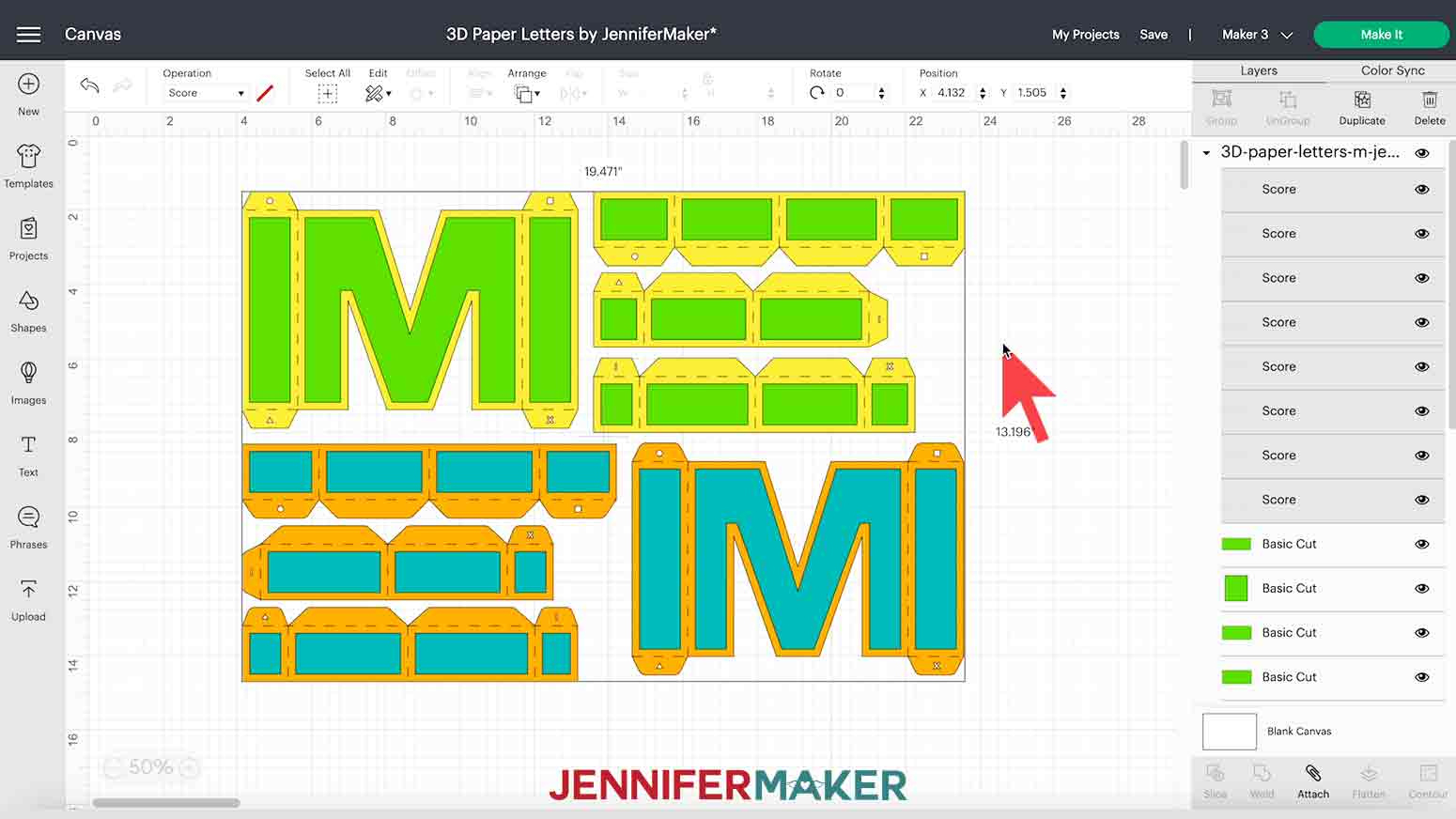 How To Make 3D Paper Letters: Full Alphabet, Numbers &amp;amp; Symbols with regard to Free Printable 3D Letters Template