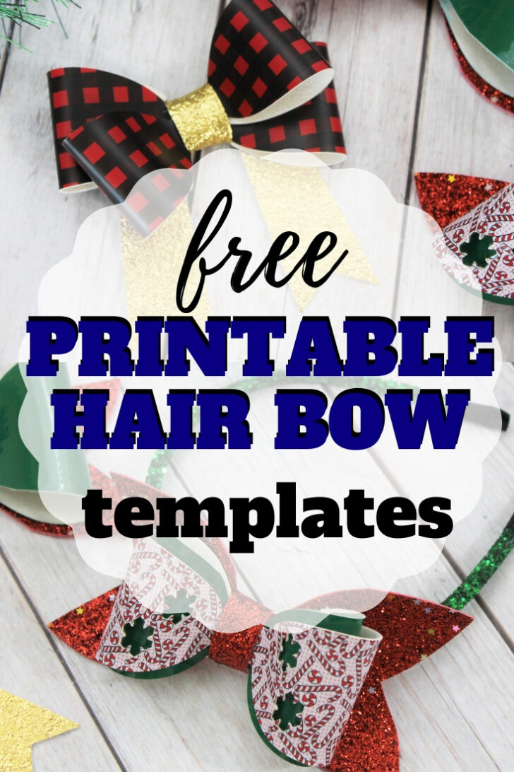 Free Printable Cheer Bow Template