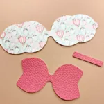 How To Make Faux Leather Hair Bows With A Cameo, Cricut, Or For Free Printable Faux Leather Bow Template