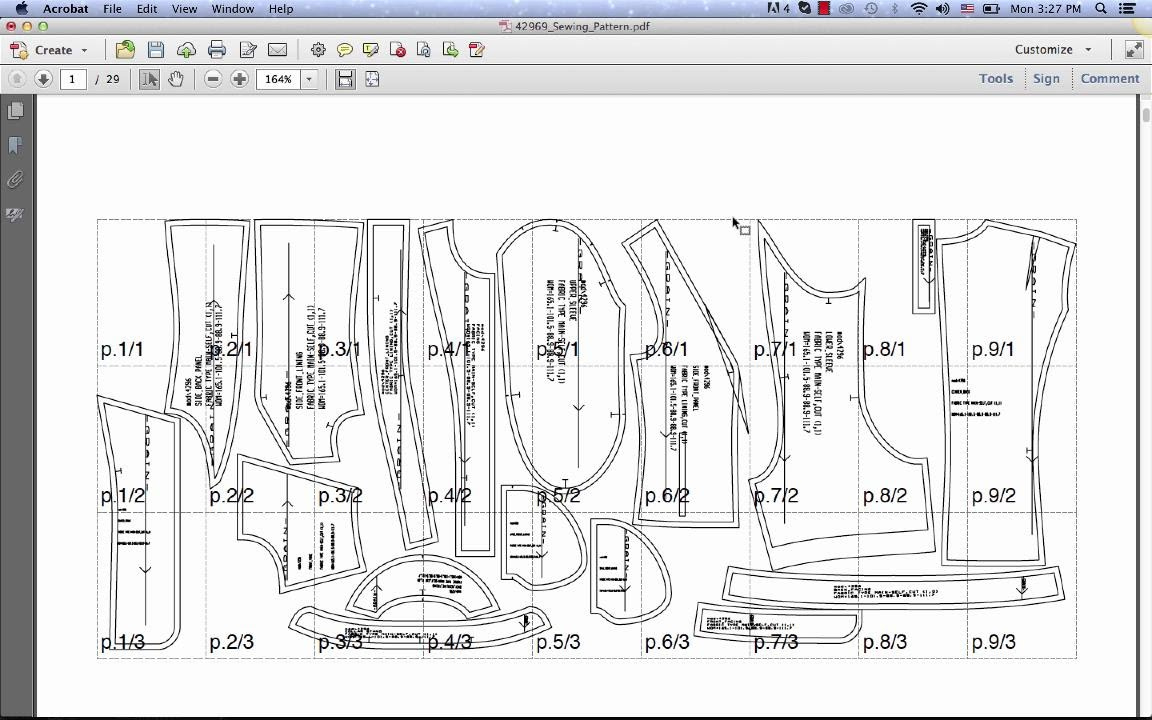 How To Print Pdf Sewing Patterns At Home pertaining to Free Printable Dress Form Template