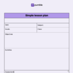 How To Write A Lesson Plan Template With Examples With Regard To Free Printable Blank Lesson Plan Template