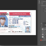 Illinois Driving License Psd Template | Driving License Template Pertaining To Free Printable Blank Illinois Drivers License Template