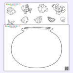 Kostenlose Aquarium Malvorlage Für Den Kindergarten Als Pdf Throughout Free Printable Fish Bowl Template