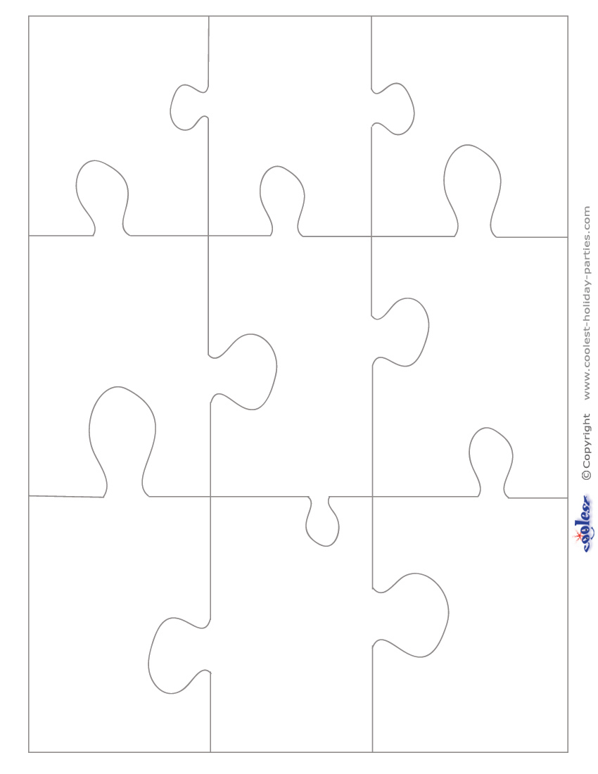 Large Blank Printable Puzzle Pieces pertaining to Free Printable Blank Puzzle Template