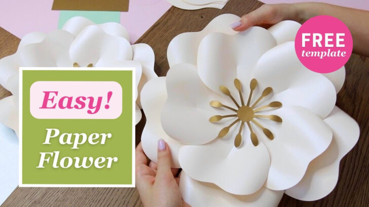 Free Printable Giant Flower Template